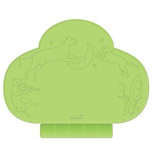 Summer Tiny Diner Portable Placemat, Green EUC
